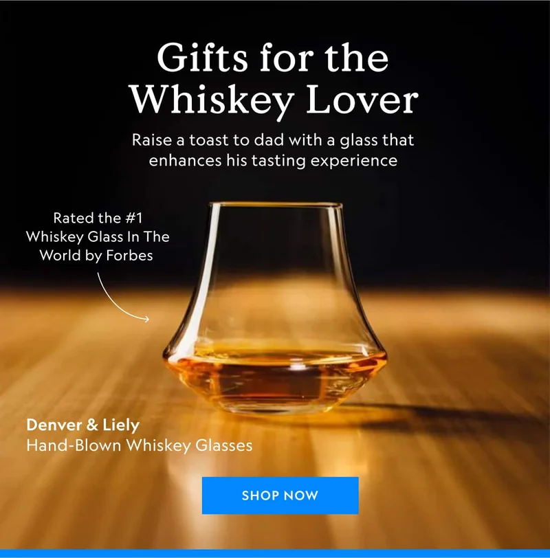 Rated the #1 Whiskey Glass In The World by Forbes
