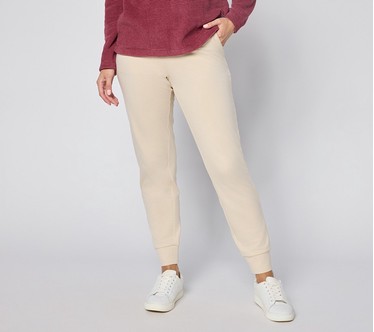 Denim & Co. Regular EasyWear French Terry Ankle Jogger