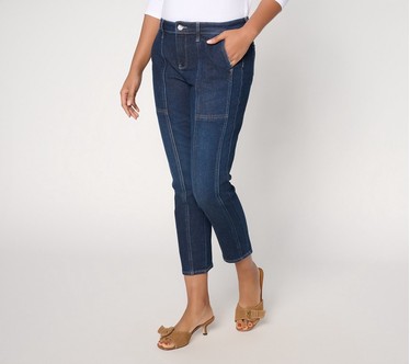 NYDJ Regular Margo Girlfriend Ankle Jeans - Print/Solid