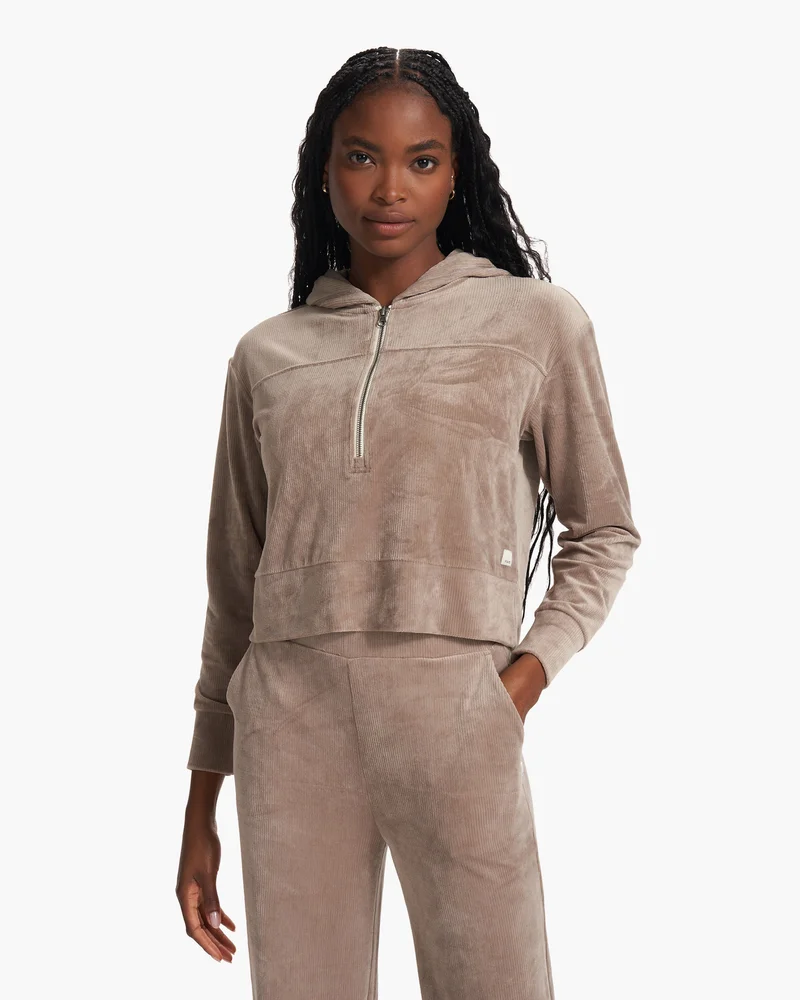 Image of Haven Half Zip Hoodie | Graphite