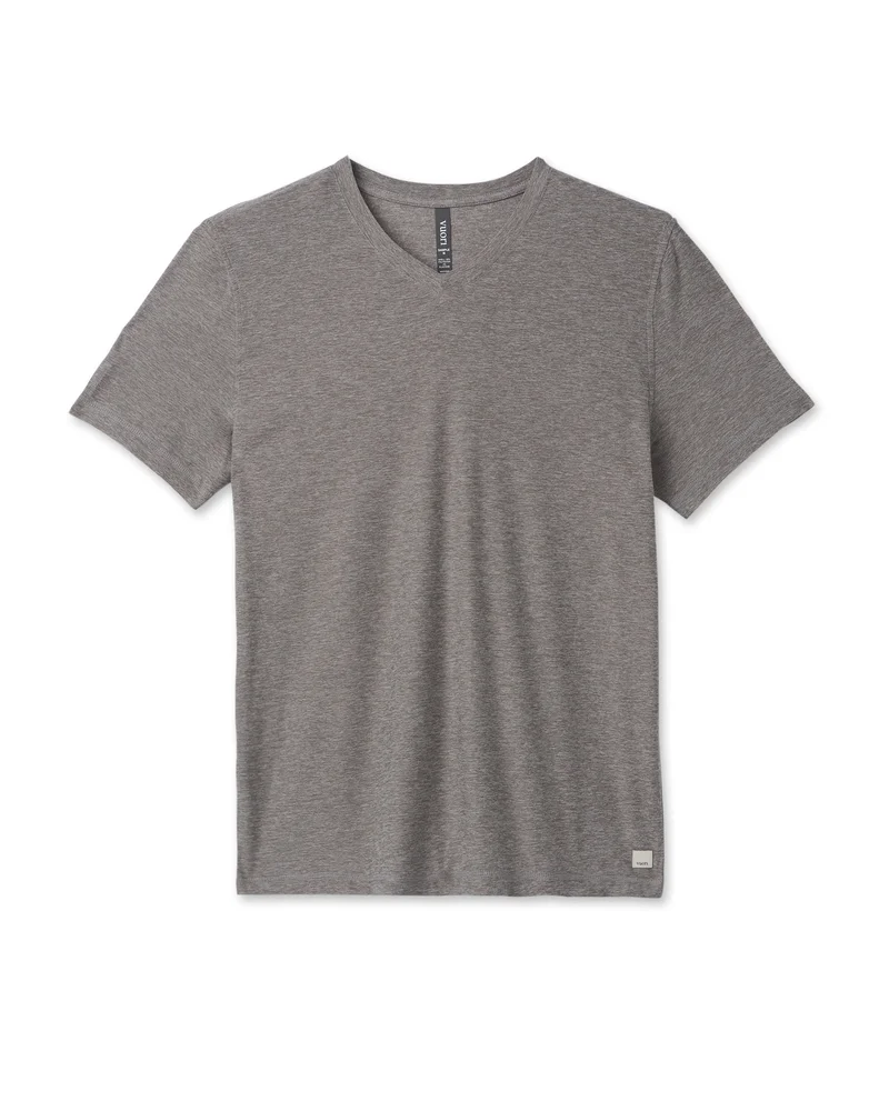 Image of Strato Tech V-Neck | Heather Grey
