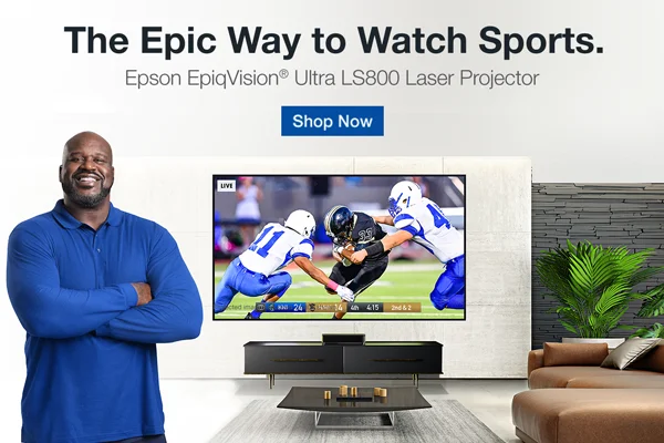 The Epic Way to Watch Sports. Epson EpiqVision® Ultra Laser Projector. Shop Now.