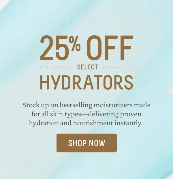 25% Off Hydrators