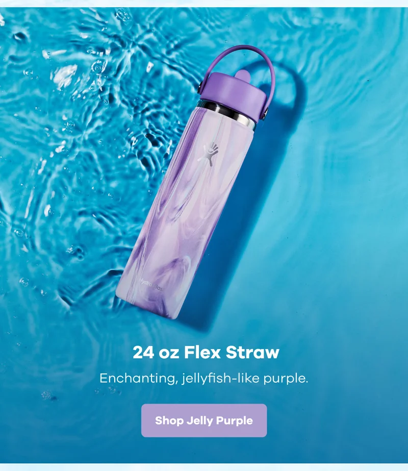 24 oz Flex Straw. Enchanting, jellyfish-like purple. | Shop Jelly Purple