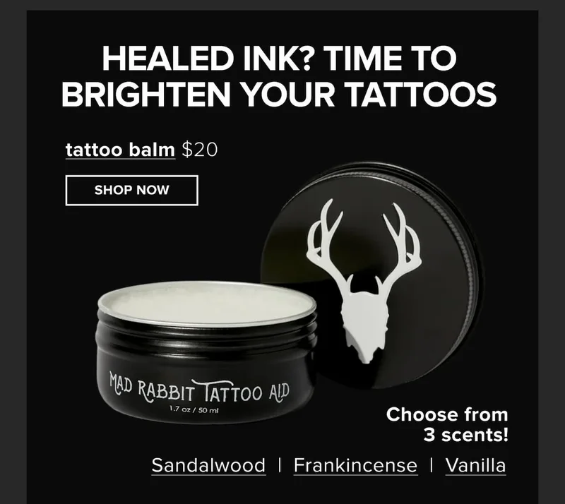 healed ink? time to brighten your tattoos