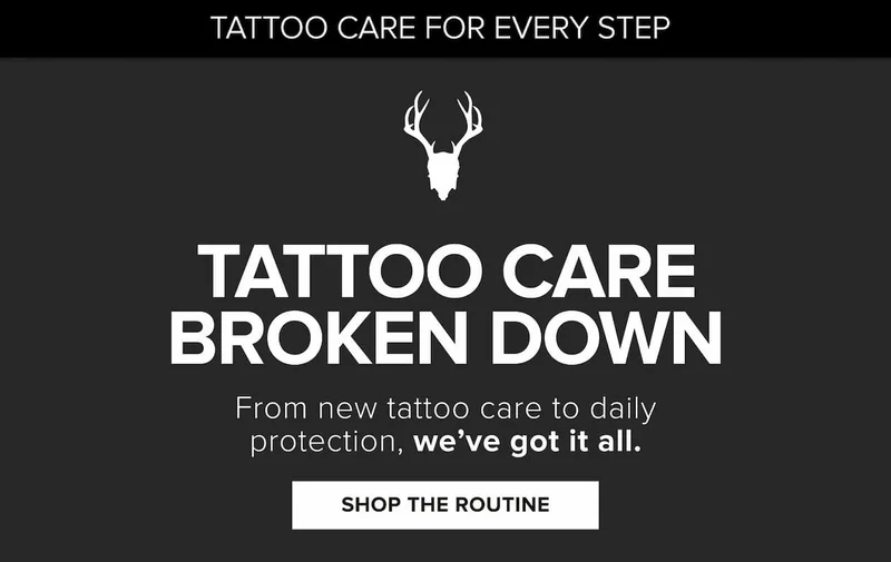 Tattoo care broken down - from new tattoo care to daily protection, we've got it all.