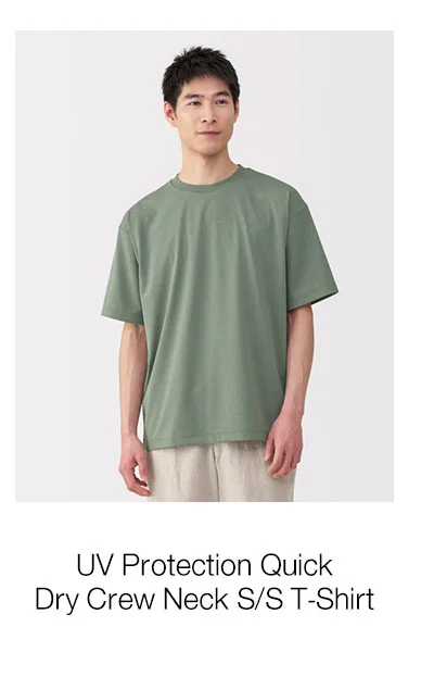 Shop Men's UV Protection Quick Dry Crew Neck S/S T-Shirt
