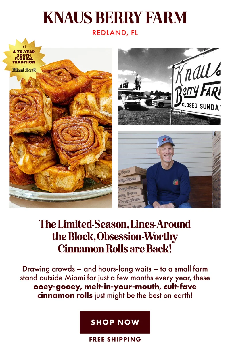 Knaus Berry Farm Cinnamon Rolls