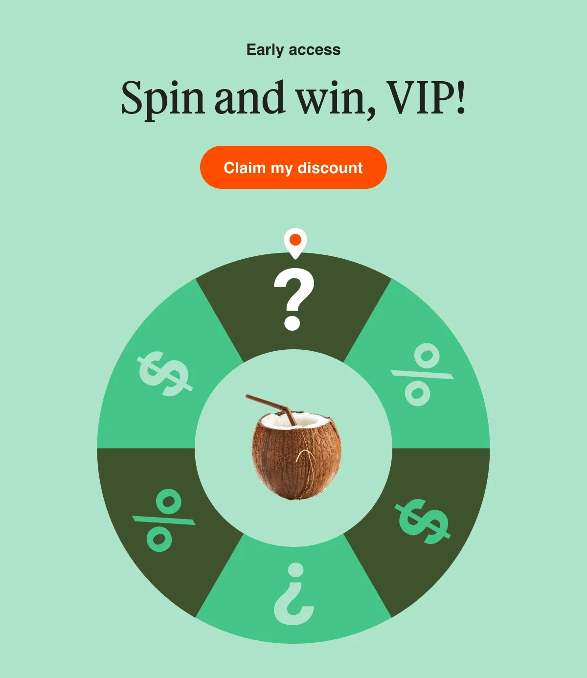 Open and win, VIP!