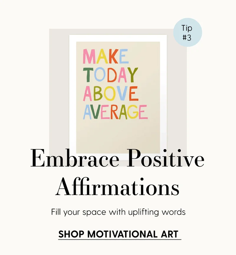 Embrace Positive Affirmations | fFill your space with uplifting words | Shop Motivational Art