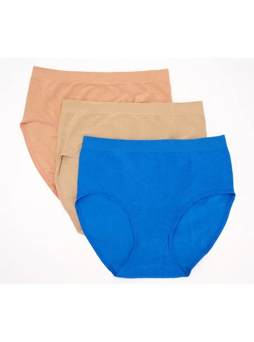 Breezies Wild Rose Seamless Ultimair Panties 3 Pack