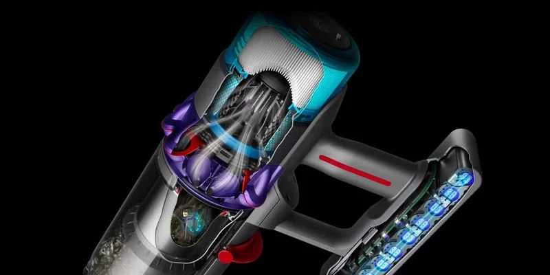 Close Up Of Dyson Floorcare Technology