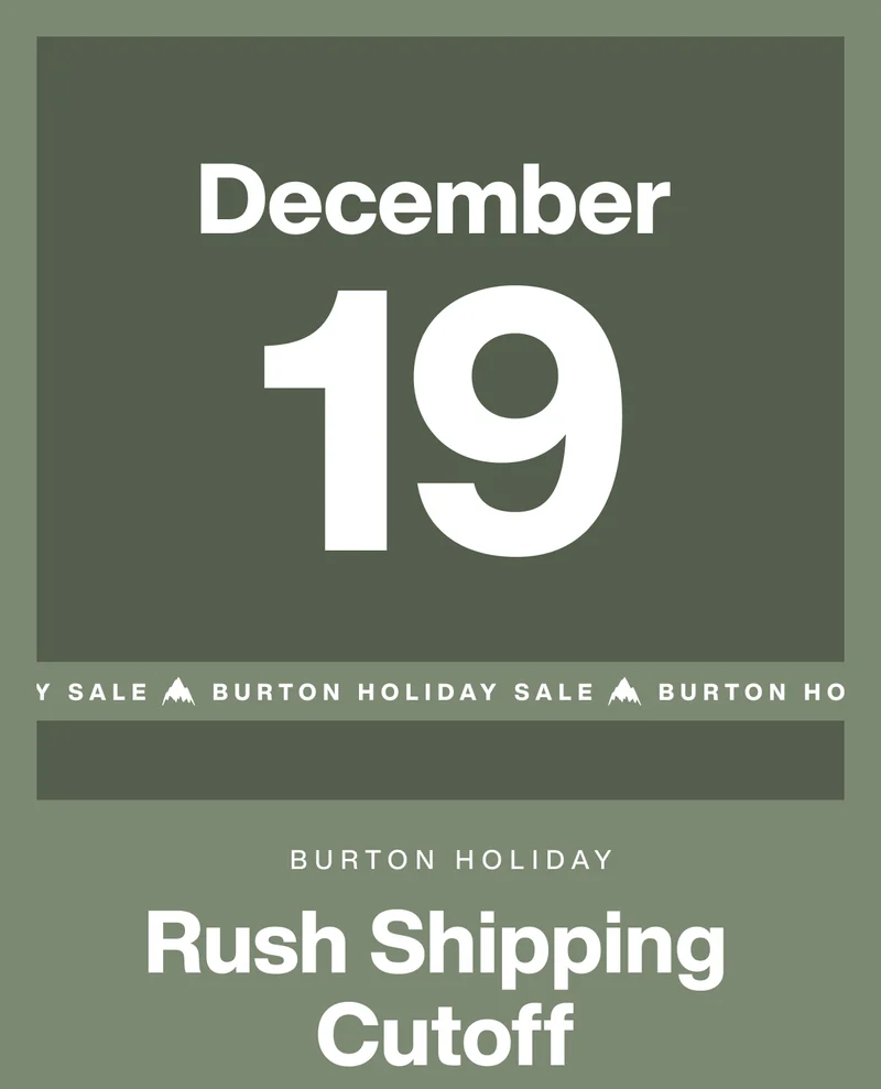 Order by 12PM on December 19 for Rush Delivery