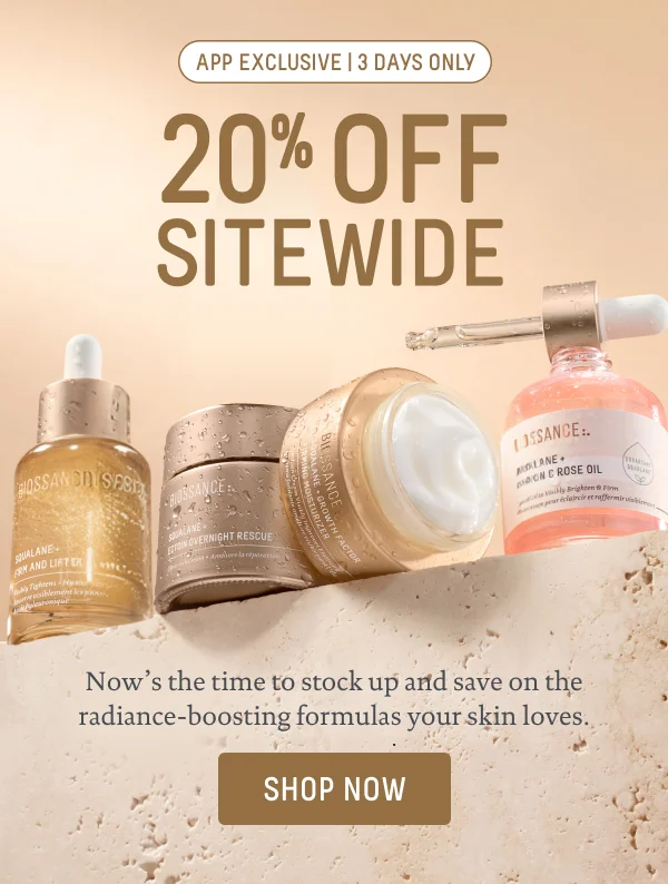 20% Off Sitewide