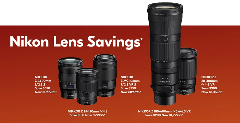 Nikon Lens Savings*