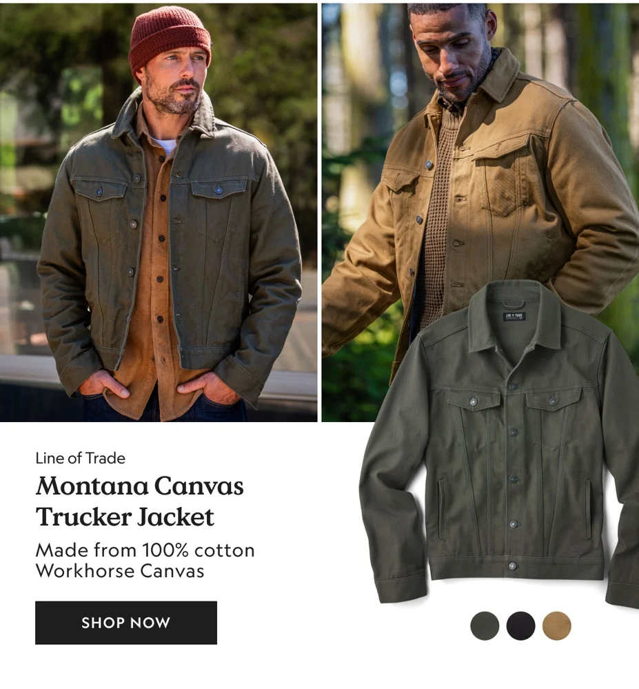 Montana Canvas Trucker Jacket