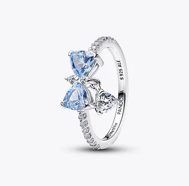 Bridgerton Blue Bow Ring