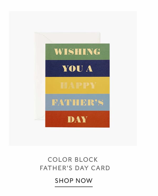 Color Block Father's Day
