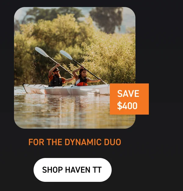 FOR THE DYNAMIC DUO: SHOP HAVEN TT $400 OFF FOR THE DYNAMIC DUO: SHOP HAVEN TT $400 OFF