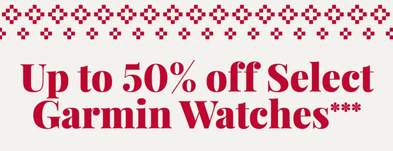 Up to 50% off select Garmin watches