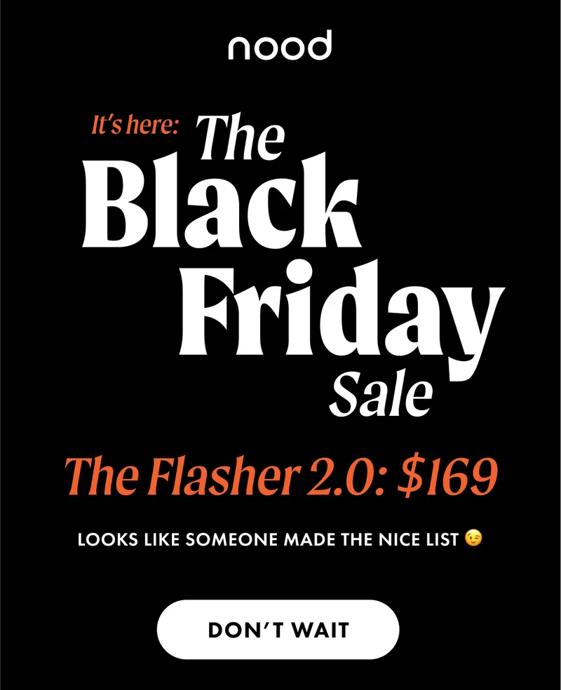 Black Friday Sale is on. Don't wait.