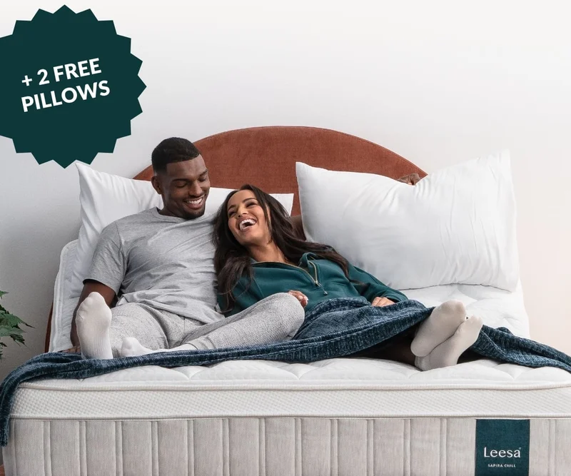 25% off mattresses + 2 FREE pillows