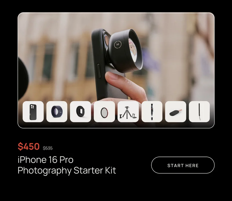 The iPhone 16 Pro Photography Starter Kit