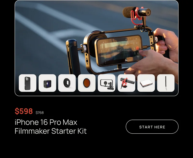The iPhone 16 Pro Max Filmmaker Starter Kit