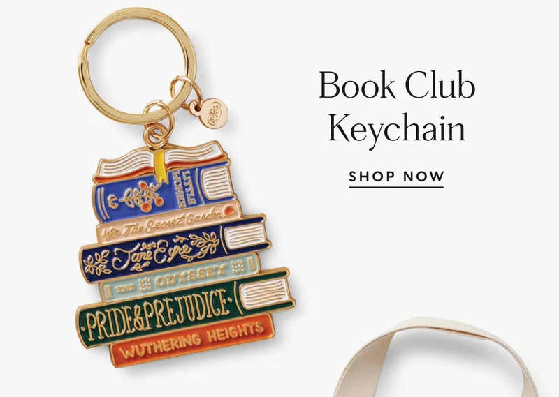 Shop Book Club Keychain