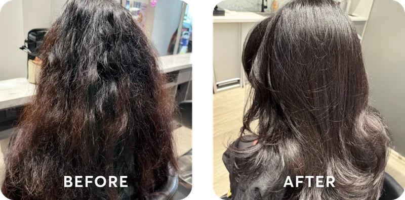 Before & after