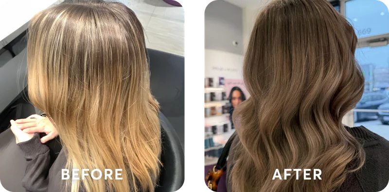 Before & after