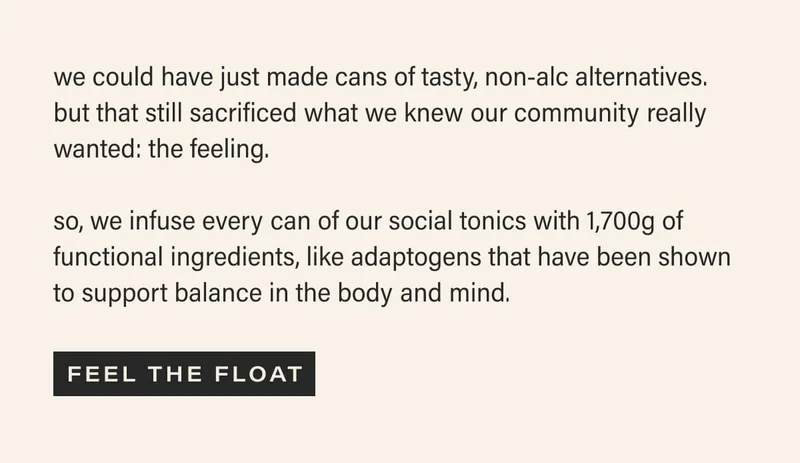 [ feel the float ]