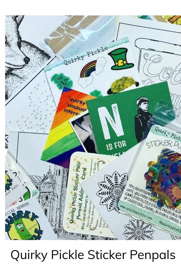 Quirky Pickle Sticker Penpals