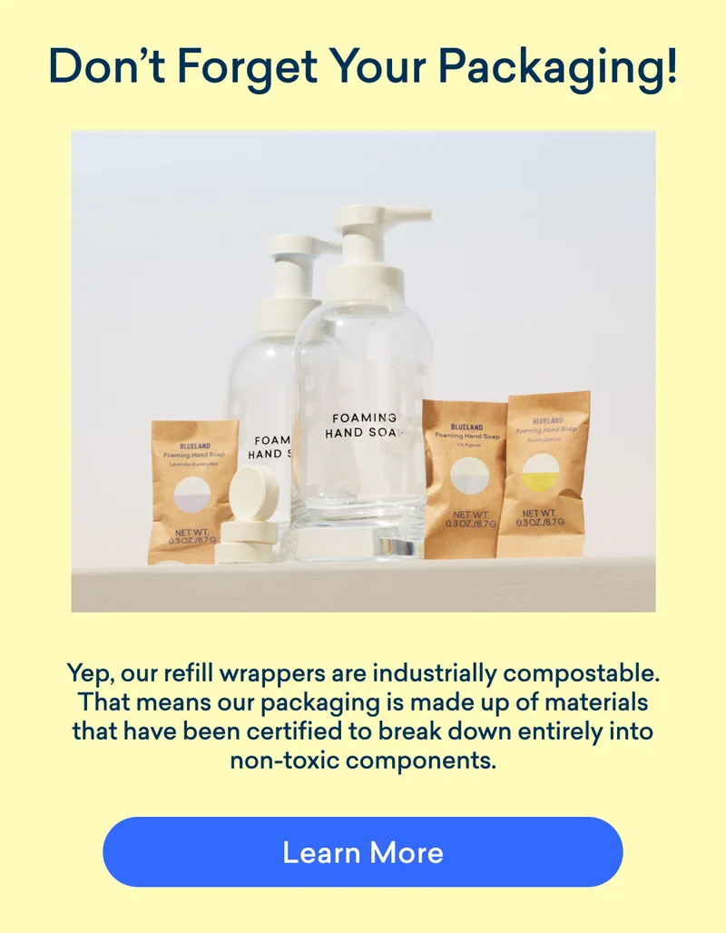 Don't forget your packaging