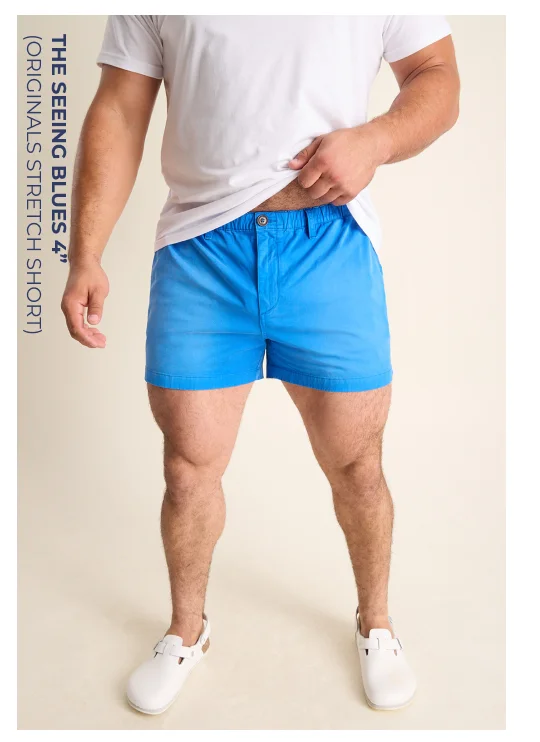 Originals Stretch Short: The Seeing Blues 4"