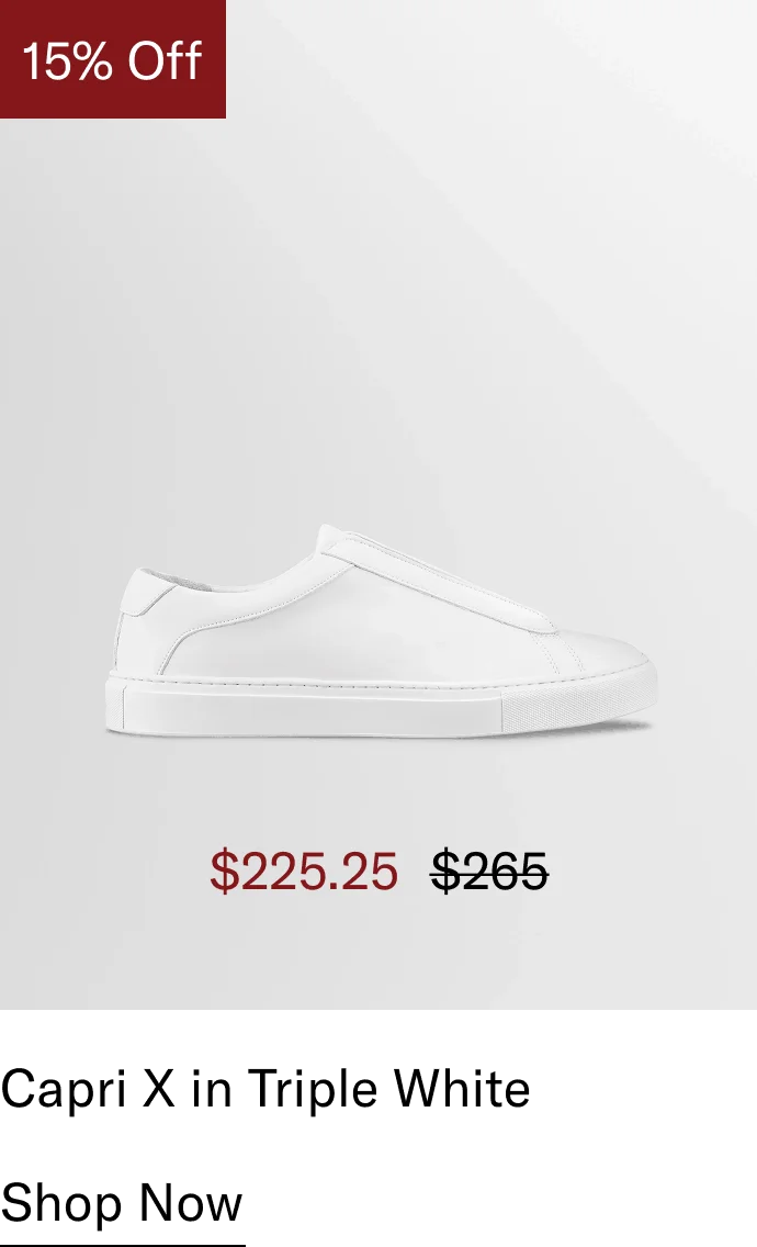 Capri X in Triple White