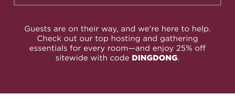 Use code DINGDONG Use code DINGDONG