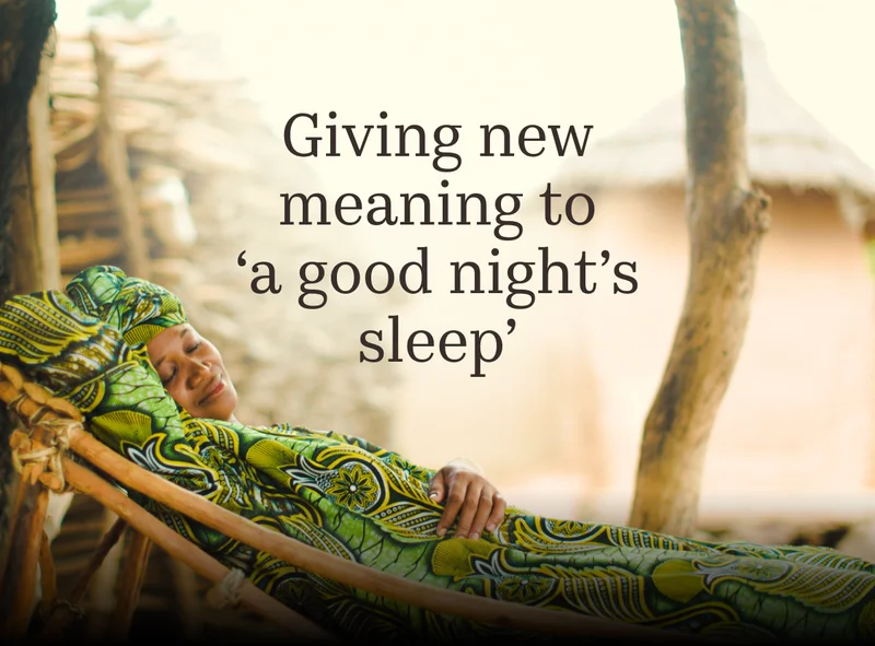 Giving new meaning to 'a good night's sleep'