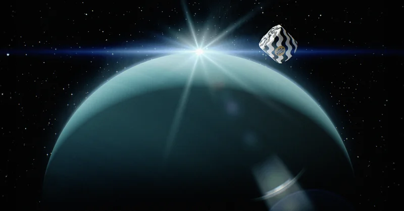 Image: TP circling Uranus
