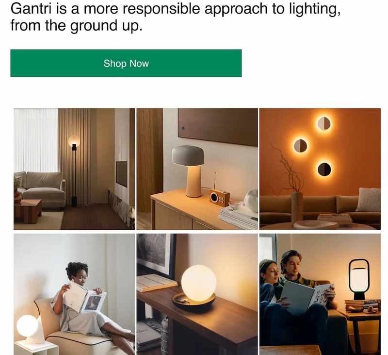 Gantri is a more responsible approach to lighting, from the ground up.