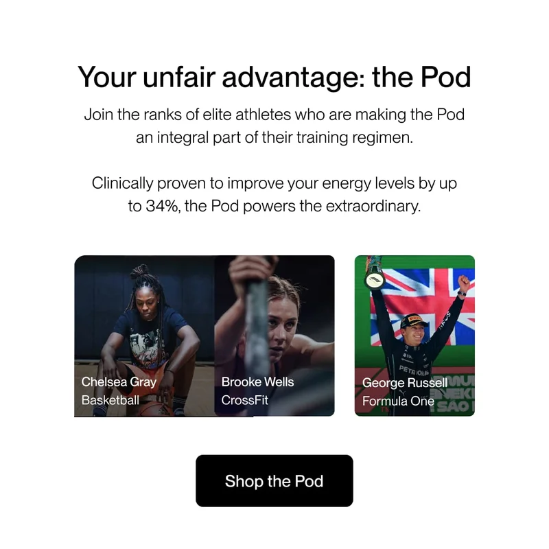 Your unfair advantage: the Pod