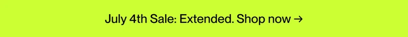 July 4th Sale: Extended. Shop now →