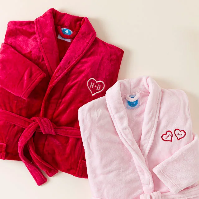 Custom Embroidered Sweetheart Robe