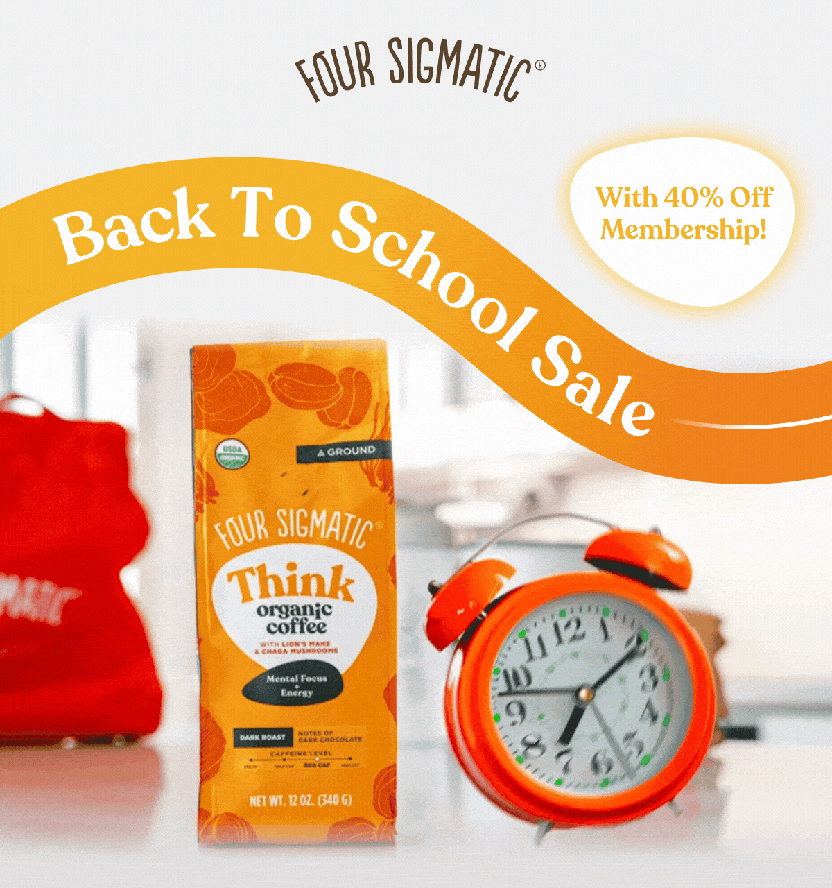 Four Sigmatic | Back to School Sale | With 40% off Membership!