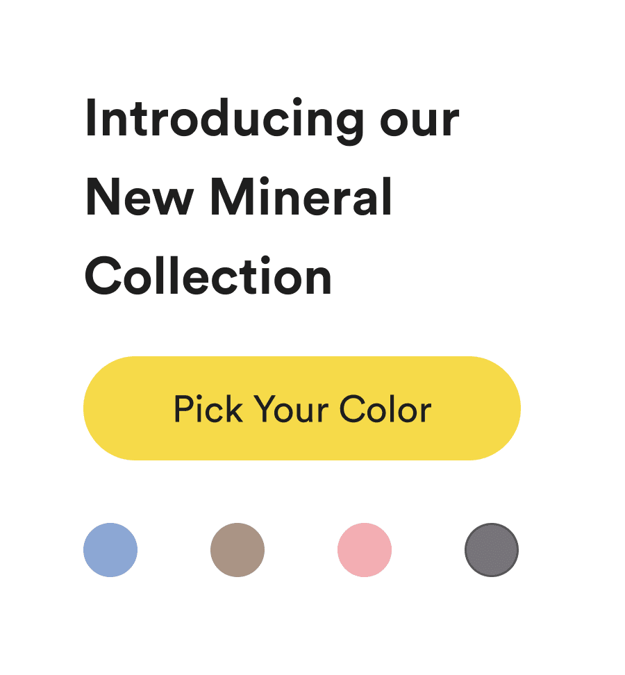 introducing our new mineral collection