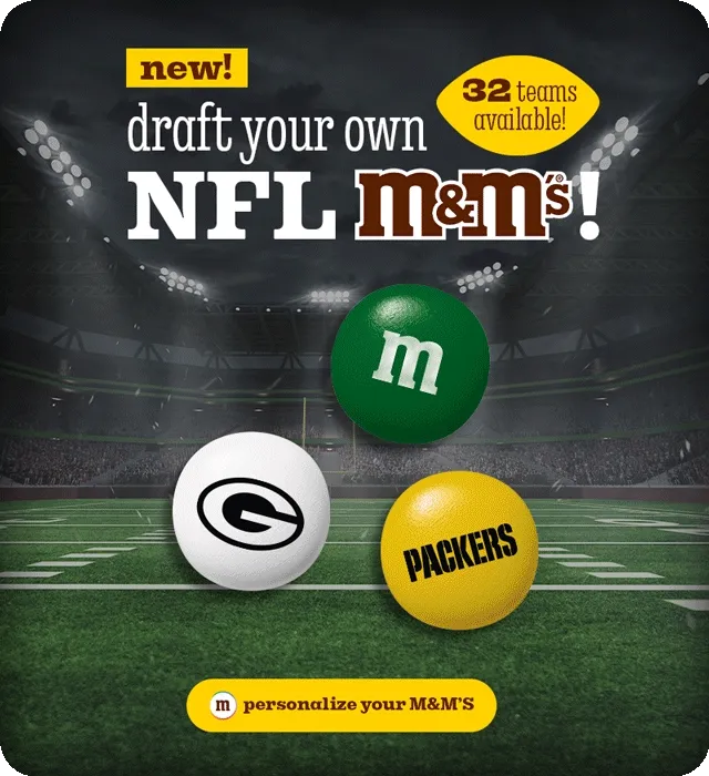 PERSONALIZE YOUR M&M'S