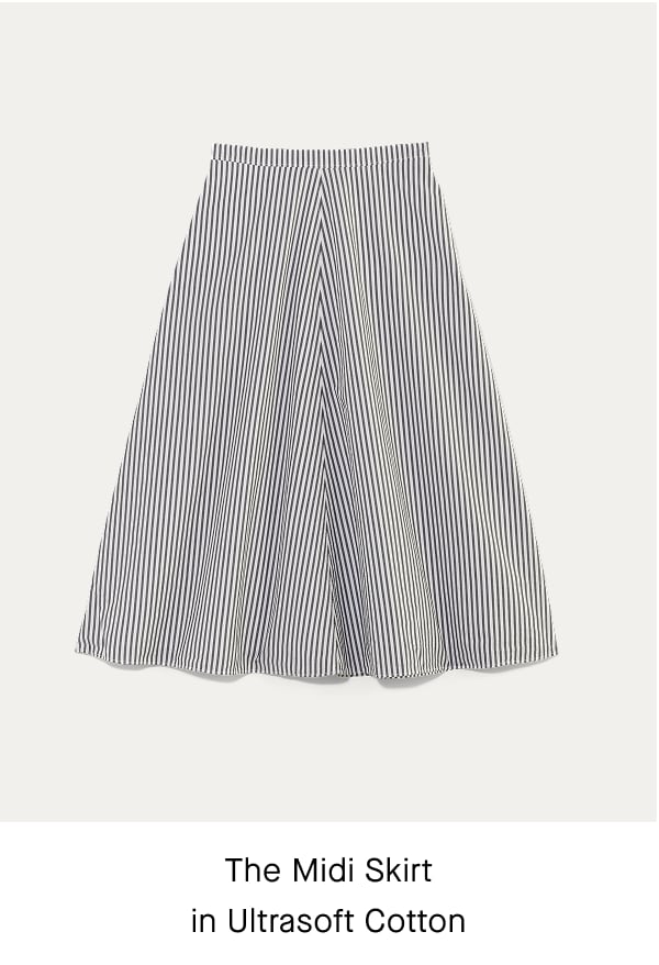 [Image]The Midi Skirt in Ultrasoft Cotton |
