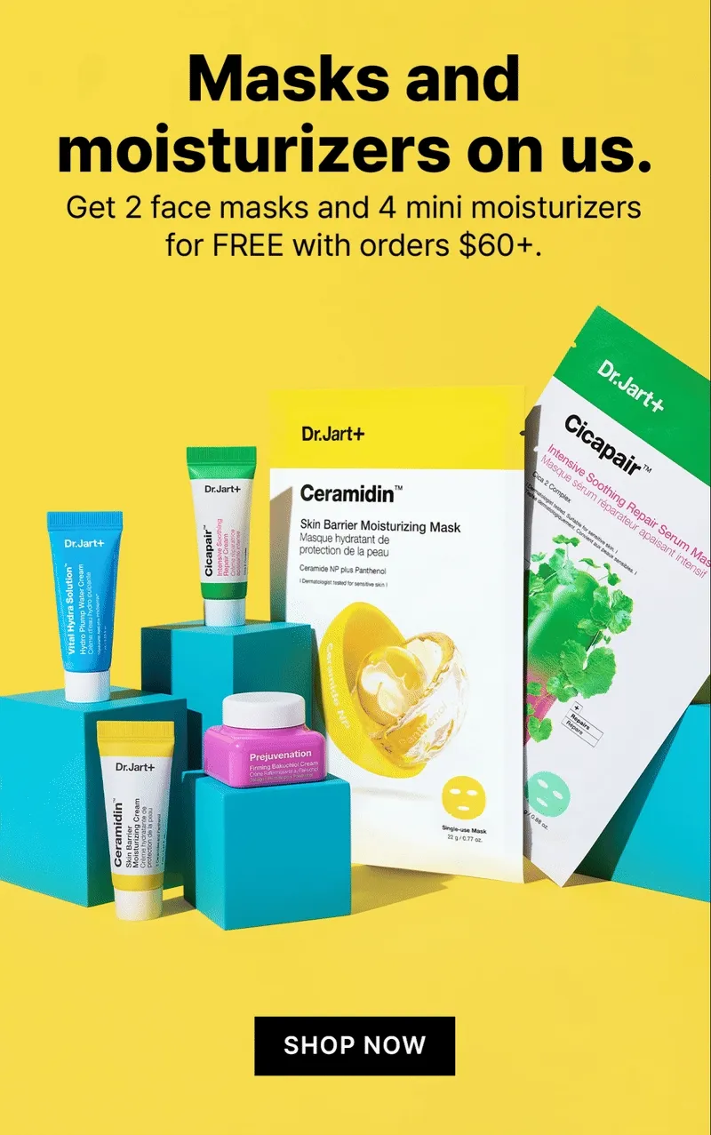 Calling all sensitive skin types. Get 3 free Cicapair full sizes with orders $65+.