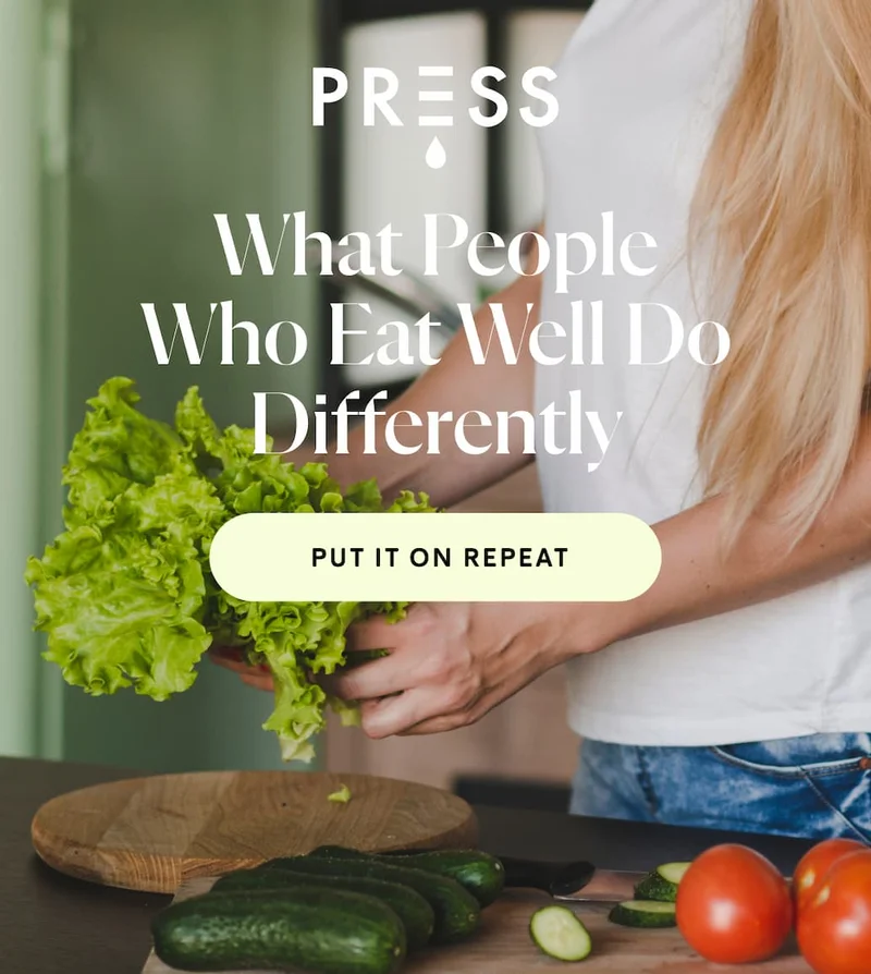 What people who eat well do differently