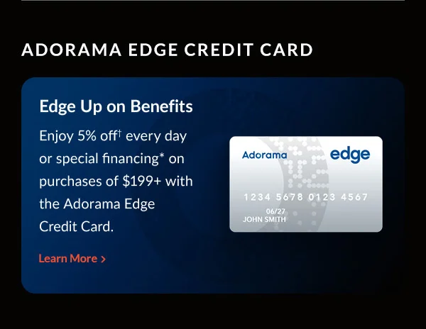 Adorama Edge Credit Card ~ Learn More